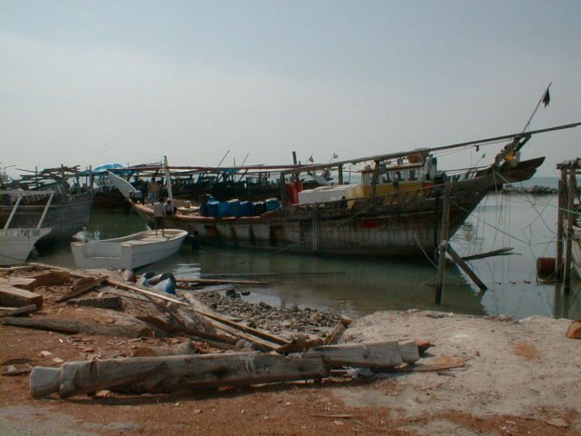 Dhows in the harbor