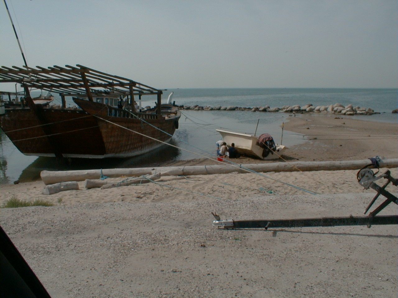Dhows at low tide