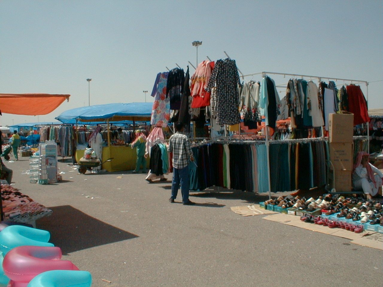 Friday market stalls