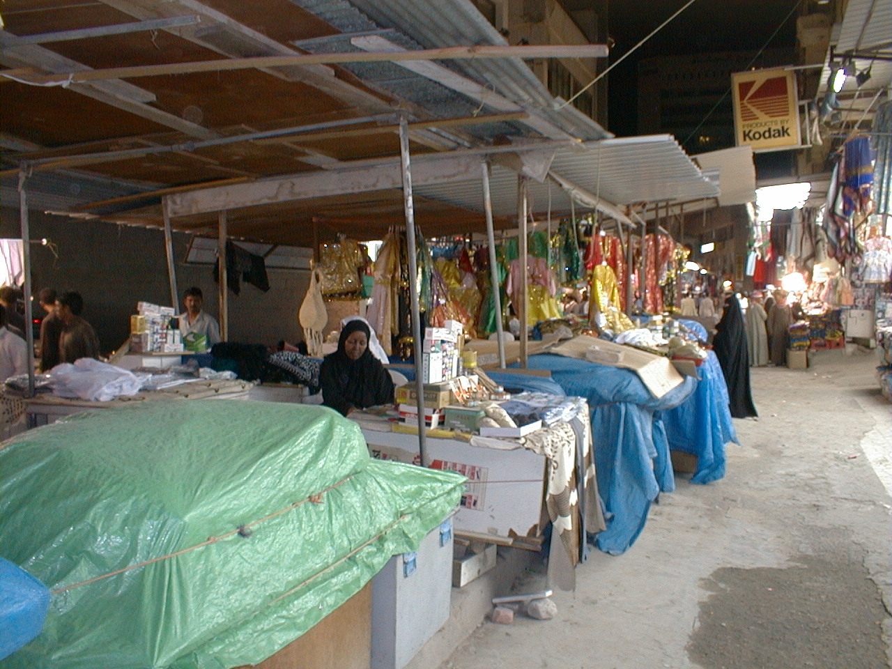A vendor in the souk