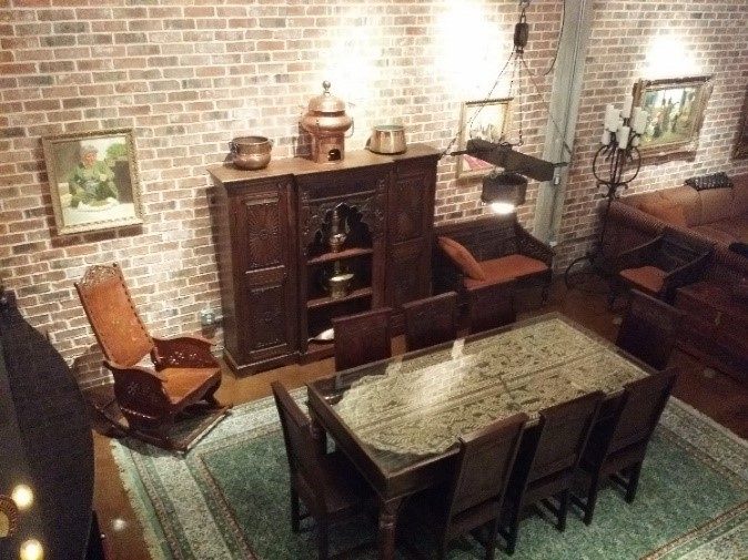 Inside the loft
