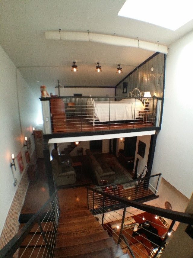 The loft bedroom