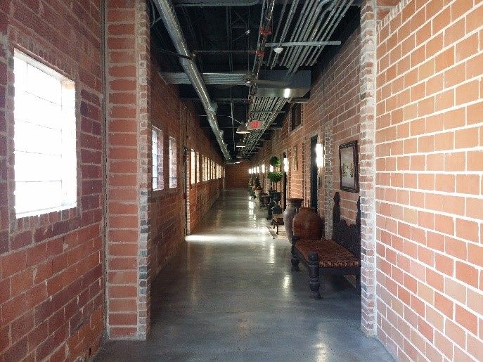 Inside the loft