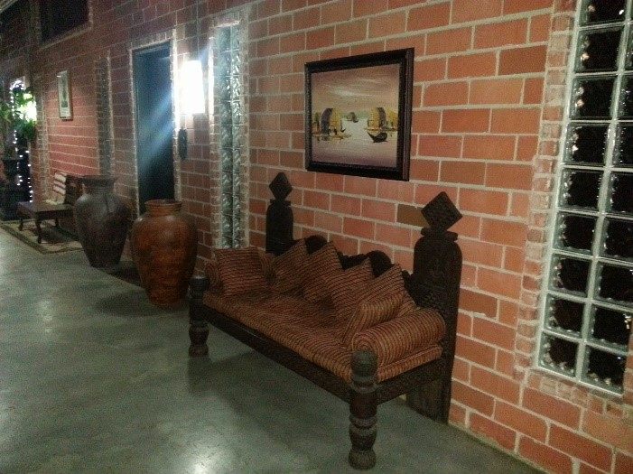 Inside the loft