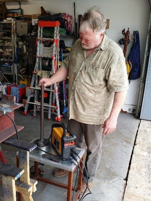Bobby Hitt in his workshop