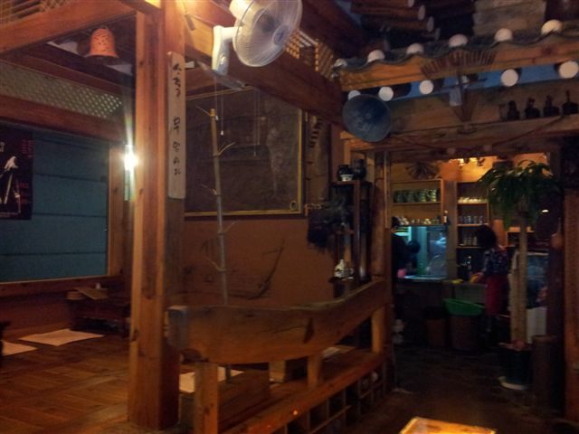 Rustic restaurant in Seoul