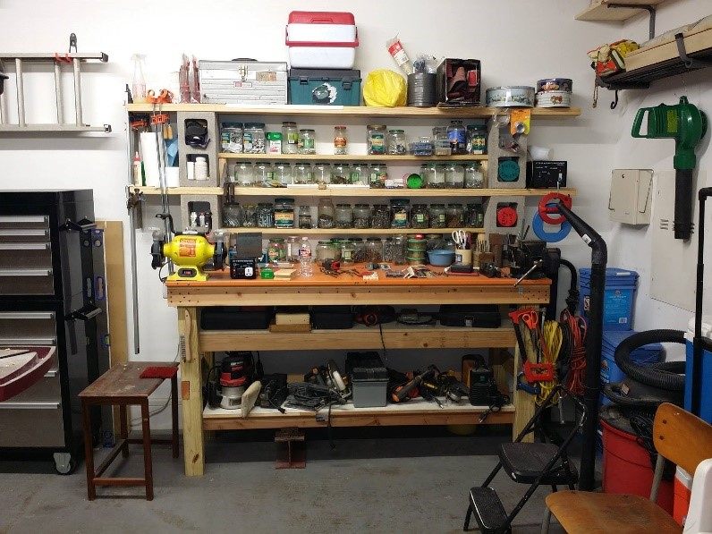 Metal workbench